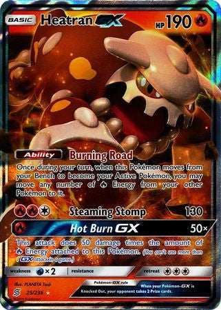 Heatran GX - 25/236 - Ultra Rare Sun & Moon: Unified Minds