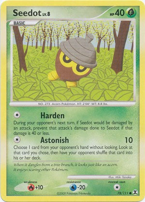 Pokemon Platinum Rising Rivals Single Card Common Seadot 78/111