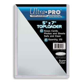 Ultra Pro 5x7 Toploader Pack