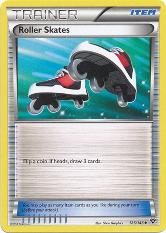 Roller Skates 125/146 - Pokemon XY Uncommon Trainer Card