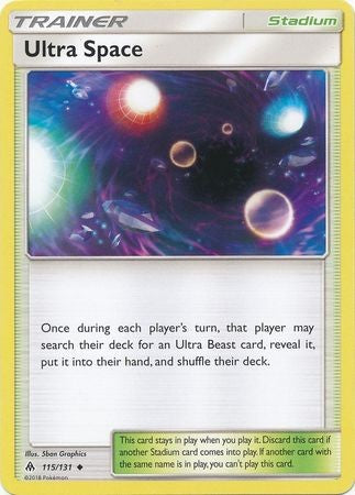 Ultra Space 115/131 Uncommon - Pokemon Sun & Moon Forbidden Light Card