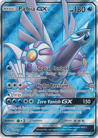 Palkia GX 119/131 Full Art - Pokemon Sun & Moon Forbidden Light Card