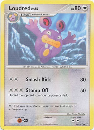 Pokemon Supreme Victors Uncommon Card - Loudred 64/147