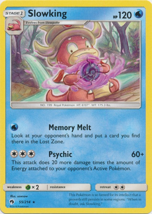 Slowking - 55/214 Pokemon » SM Lost Thunder Rare