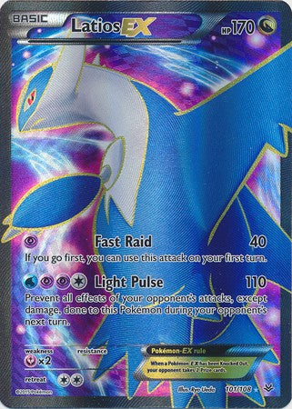 Latios EX 101/108 Full Art - Pokemon XY Roaring Skies Card