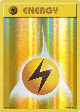 Lightning Energy 94/108 Common - Reverse Pokemon XY Evolutions Single Card