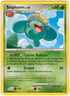Pokemon Secret Wonders Uncommon Card - Skiploom 65/132