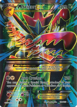 M Scizor EX 120/122 FULL ART - Pokemon XY Breakpoint Card