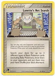 Pokemon Sandstorm Uncommon Card - Lanette's Net Search 87/100