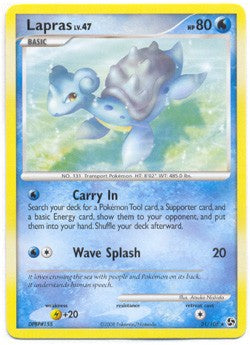 Pokemon Diamond & Pearl Great Encounters - Lapras (Rare) Card