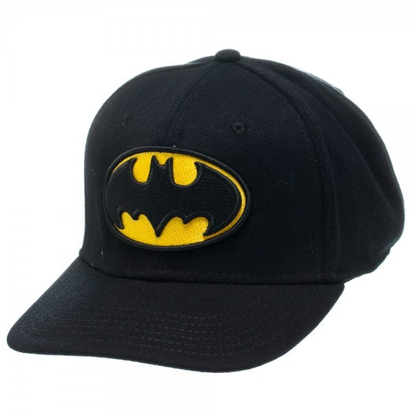 Batman Logo Black Flex Cap