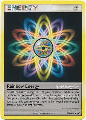Pokemon Platinum Edition Uncommon Card - Rainbow Energy 121/127