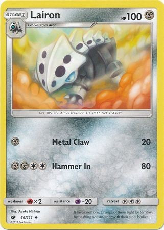 Lairon 66/111 Uncommon - Pokemon Crimson Invasion Card