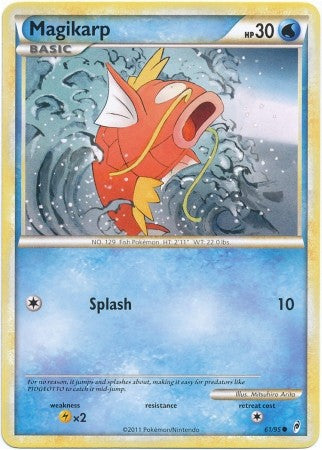 Pokemon Call Of Legends Magikarp 61/95 Common Card