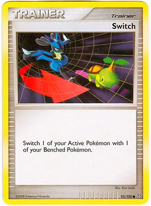 Pokemon Diamond and Pearl Stormfront Card - Switch (C)