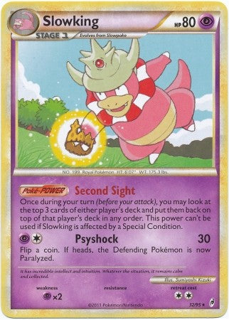 Pokemon Call Of Legends SlowKing 32/95 Rare Card