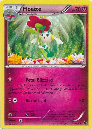 Floette 65/106 - Pokemon XY Flashfire Uncommon Card