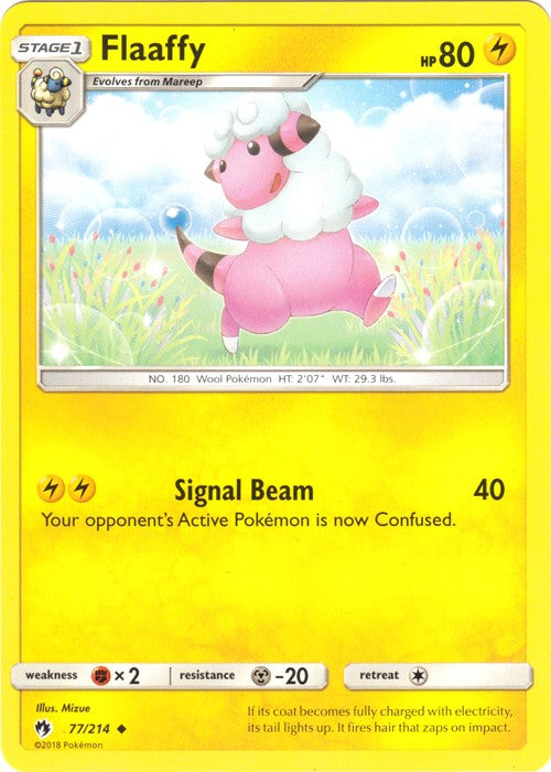 Flaaffy - 77/214 Pokemon » SM Lost Thunder Uncommon
