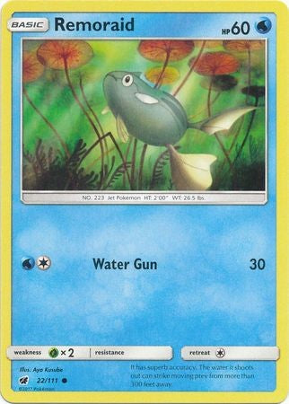 Remoraid 22/111 Common - Pokemon Crimson Invasion Card