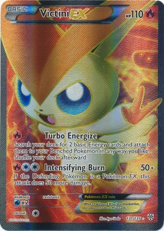 Victini EX 131/135 - Pokemon Plasma Storm Full Art Ultra Rare Card