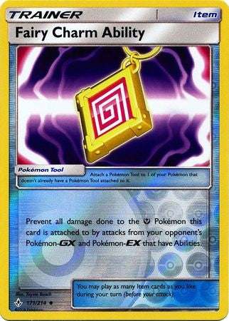 Fairy Charm Ability - 171/214 - Sun & Moon: Unbroken Bonds Uncommon Reverse Holo