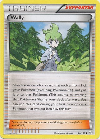 Wally 94/108 Uncommon - Pokemon XY Roaring Skies Card