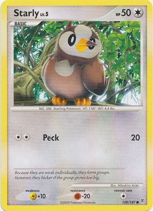 Pokemon Supreme Victors Common Card - Starly 129/147