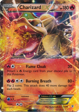 Charizard EX 11/83 Ultra Rare - Pokemon Generations Card