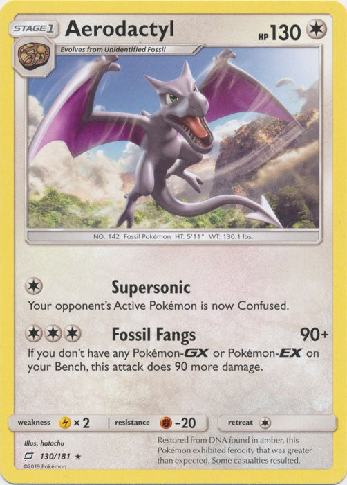 Aerodactyl - 130/181 Pokemon » SM Team Up Rare