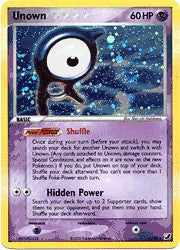 Pokemon ex Unseen Forces - Unown A