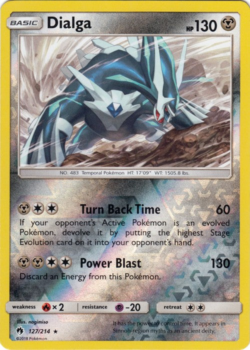 Dialga - 127/214 (Reverse Foil) Pokemon » SM Lost Thunder HR