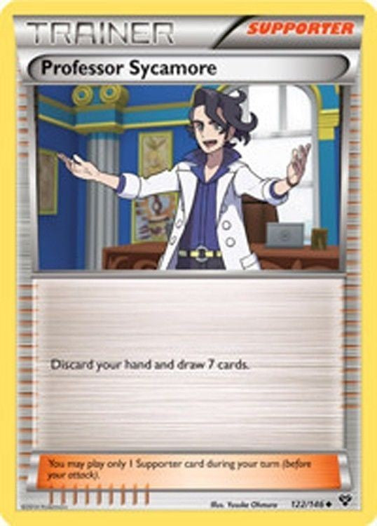 Professor Sycamore 122/146 - Pokemon XY Uncommon Trainer Card