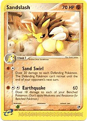 Pokemon Sandstorm Rare Card - Sandslash 21/100