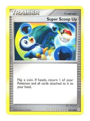 Pokemon Diamond & Pearl Uncommon Card - Super Scoop Up 115/130