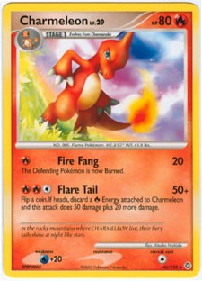 Pokemon Secret Wonders Uncommon Card - Charmeleon 46/132