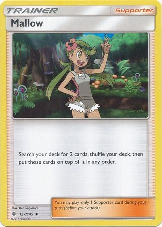 Mallow 127/145 Uncommon - Pokemon Sun & Moon Guardians Rising Card