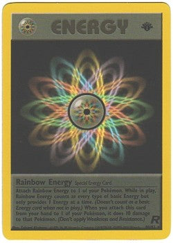 Pokemon Team Rocket Rare Card - Rainbow Energy 80/82