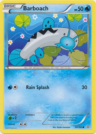 Barboach 39/160 - Pokemon XY Primal Clash Common Card