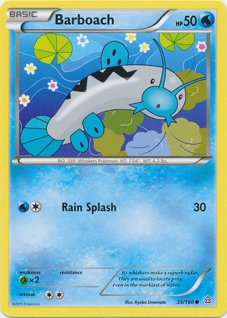 Barboach 39/160 - Pokemon XY Primal Clash Common Card
