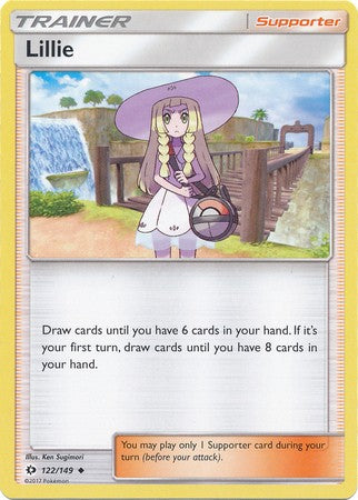 Lillie 122/149 Uncommon - Pokemon Sun & Moon Base Set Single Card