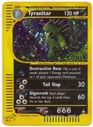 Pokemon Aquapolis - Tyranitar Holofoil