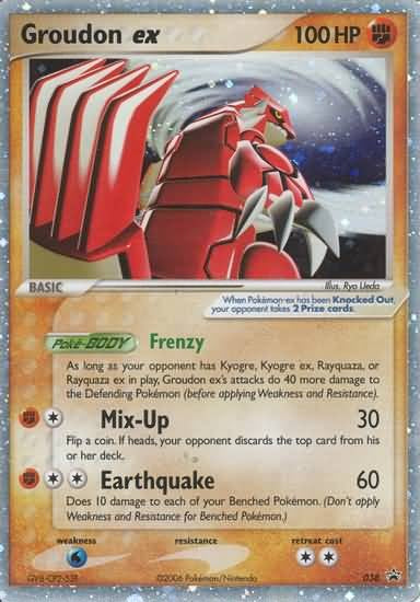 Groudon EX 038 - Pokemon Holo Ultra Rare Promo Card