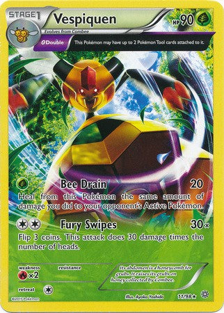Vespiquen 11/98 RARE - Pokemon XY Ancient Origins Card