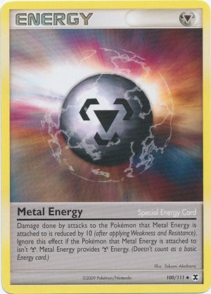 Pokemon Platinum Rising Rivals Single Card Uncommon Metal Energy 100/111