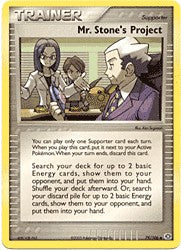 Pokemon EX Emerald Uncommon Card - Mr. Stone's Project 79/106