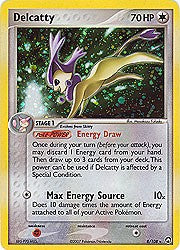 Pokemon EX Power Keepers Holo Rare Card - Delcatty 8/108