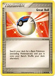 Pokemon EX Fire Red & Leaf Green - Trainer: Great Ball Card