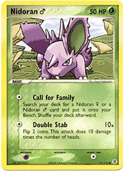 Pokemon EX Fire Red & Leaf Green - Nidoran (M)