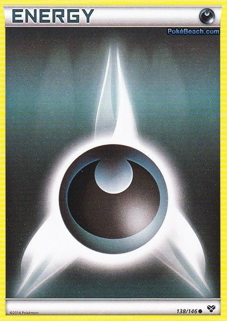 Darkness Energy 138/146 - Pokemon XY Common Card