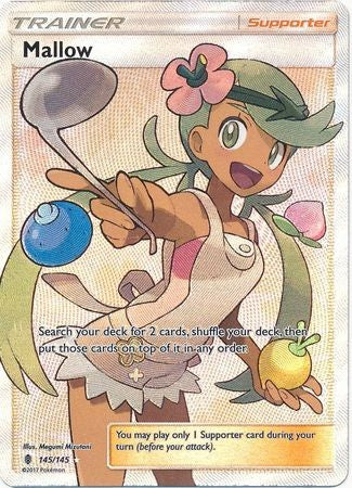 Mallow 145/145 Full Art - Pokemon Sun & Moon Guardians Rising Card
